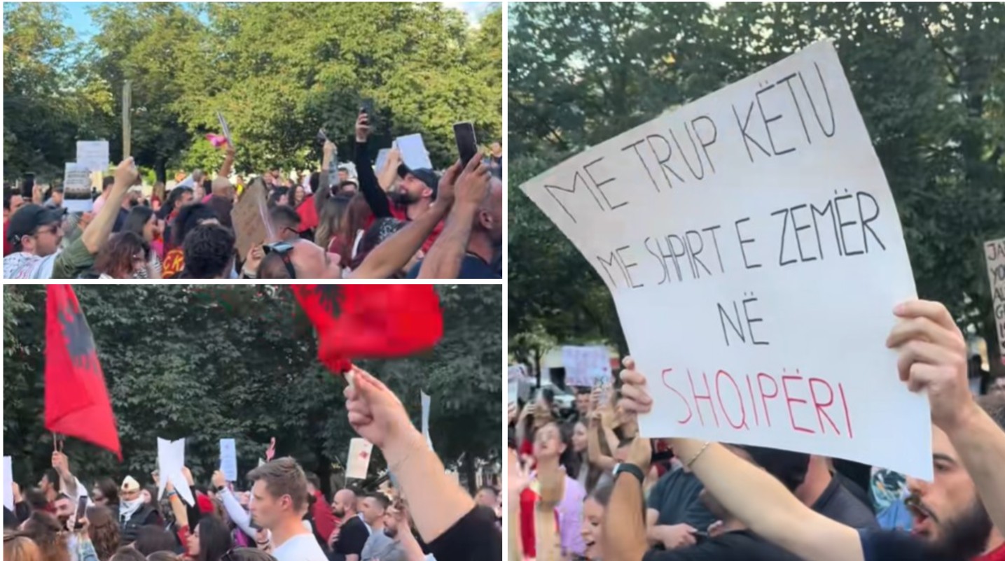 VIDEO   Shqipëria është e shqiptarëve    Diaspora revoltohet me Qeverinë Rama  Qytetarët në Berlin dalin në shesh  solidarizohen më të rinjtë në Tiranë