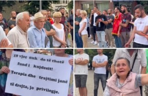 protesta ne korce
