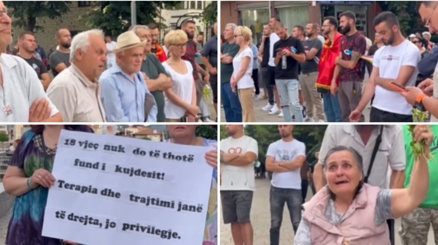 protesta ne korce