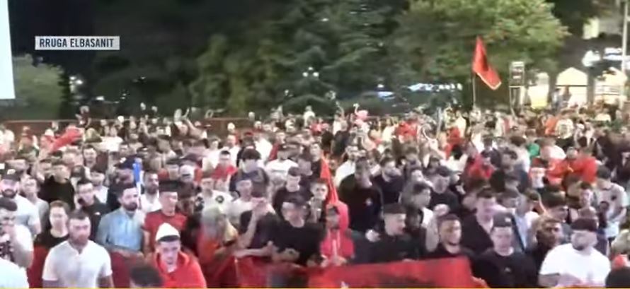 protesta rruga elbasanit