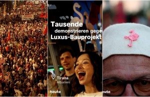 protesta tirane gazeta gjermane