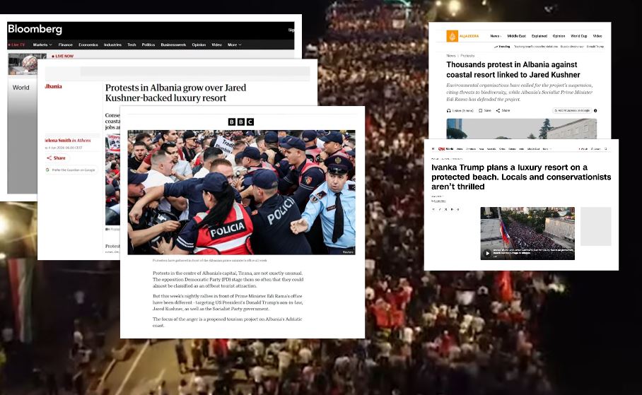  Revolucioni Flamingo   Protestat për largimin e Edi Ramës jehonë në mediat ndërkombëtare  Revoltë popullore kundër qeverisë