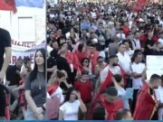 “Rama ikën me dorëheqje, ose me burg!”- I riu mesazh kryeministrit nga protesta: Ky sistem na ka larguar nga Shqipëria! Do përfundosh pas hekurave