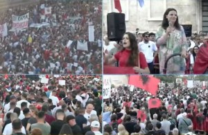 protestuesja podium