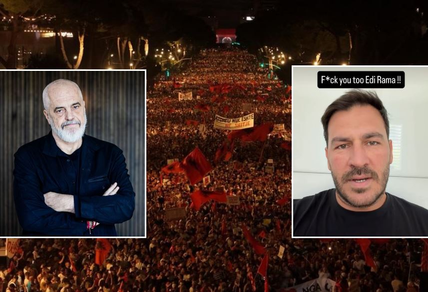  T u thuash njerëzve F ck you  kush je ti mër plehrë    Florian Haçkaj revoltohet me Ramën  Mos e provoko popullin  pushtetin e ke mbajtur me krimin dhe paratë e vjedhura