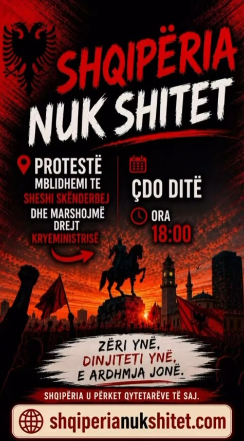 “Zëri, dinjiteti dhe e ardhmja jonë!” – Protestuesit “zbresi