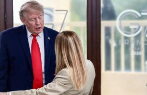 trump meloni g7