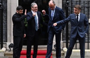 zelensky, starmer, merz dhe macron