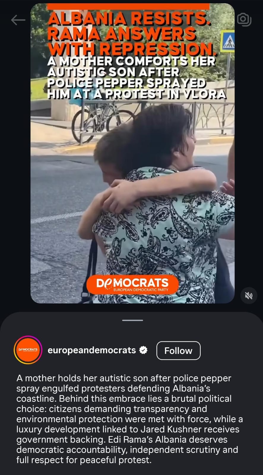 Demokratët Europianë nena me femijen autik