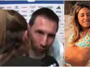 VIDEO/ “Nëse të shoh, thonë pse e pe”, Mesi nuk përmbahet me gazetaren që tërboi Antonelën! Puthen e përqafohen pas ndeshjes