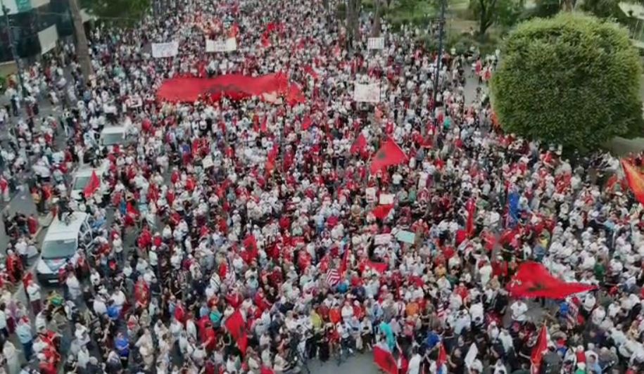 PAMJET ME DRON PROTESTA
