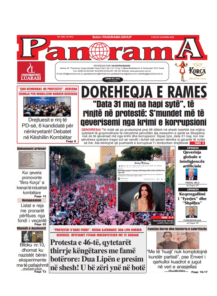 gazeta panorama 16 korrik