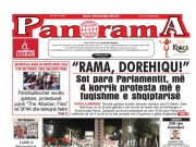 LEXO faqen e parë të Gazetës Panorama, datë 2 Korrik 2026