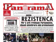 LEXO faqen e parë të Gazetës Panorama, datë 3 Korrik 2026