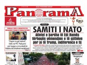 LEXO faqen e parë të Gazetës Panorama, datë 9 Korrik 2026