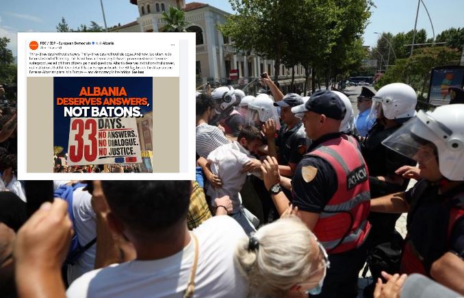 protesta demokratet evropiane