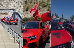 protesta makina kuq e zi