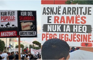 protestat pankarta