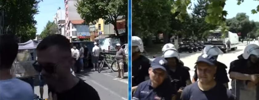 protestuesit rruge