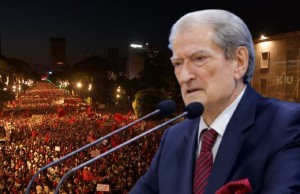 sali berisha protesta