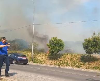 zjarri elbasan